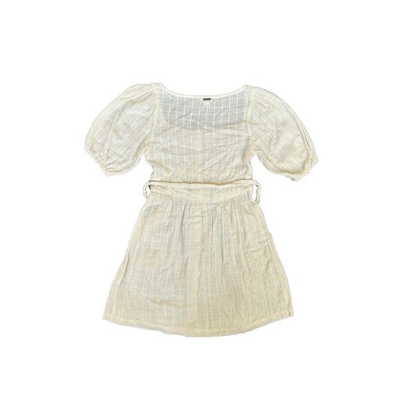 Billabong Women’s Cream Sundown Dress Button‎ Down Baby Doll Dress Size S - Picture 8 of 10